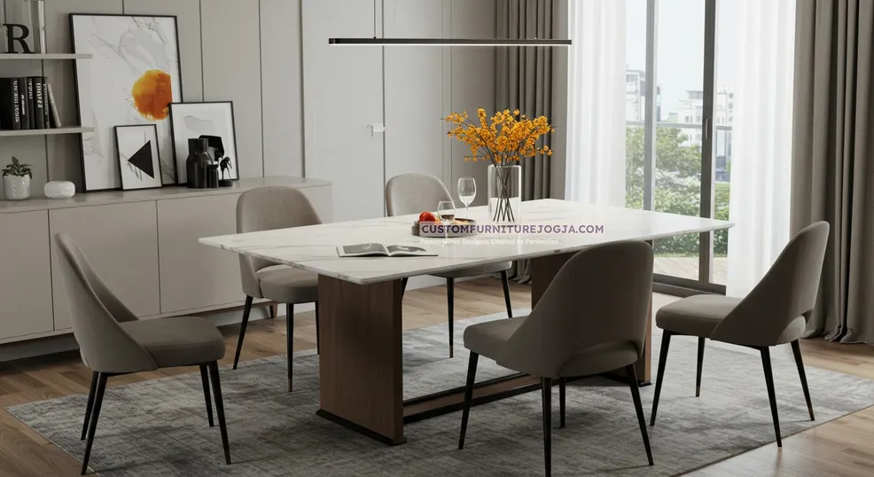 Jasa Pembuatan Meja Makan Jogja